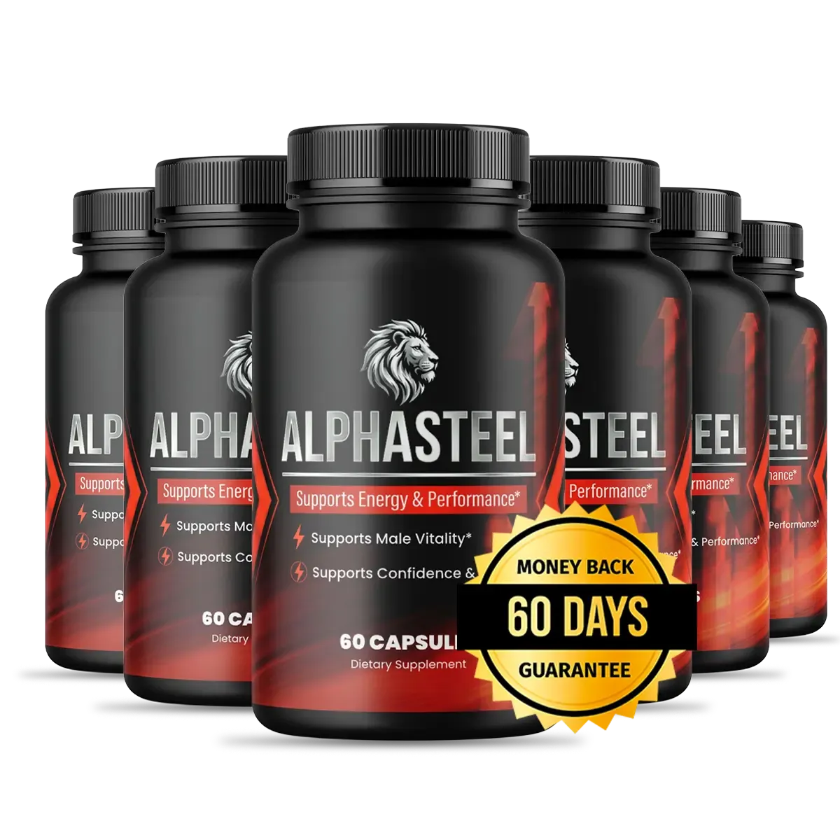 Alphasteel6 Bottle Bundle – Best Value Fat Burning Support